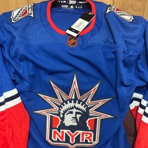 New York Rangers Adidas Reverse Retro 2.0 size 52 Men’s Jersey  new authentic